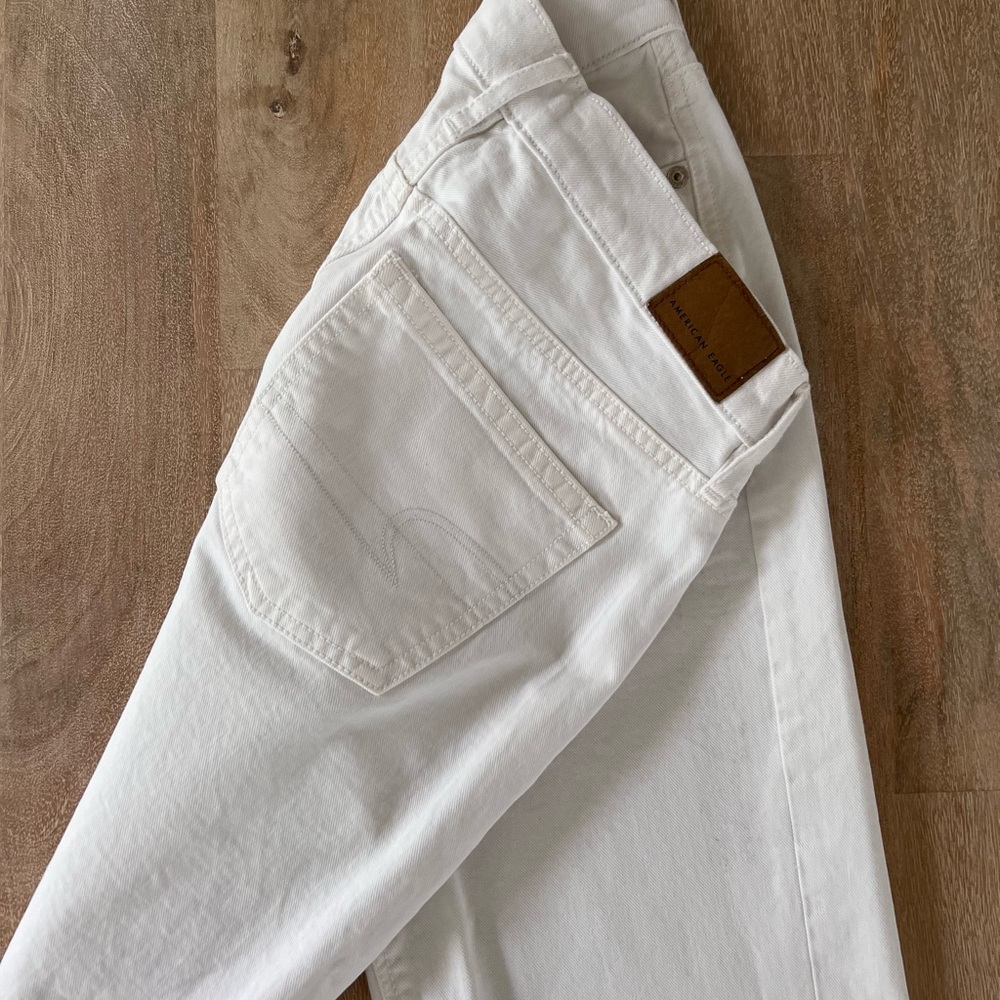 American Eagle Cream White Women’s Jeans - Picture 4 of 6